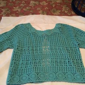 Crocheted shrug